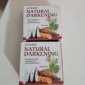 Polygonum Natural Hair Darkening by Jay Suing Lot of 2 Bars NEW